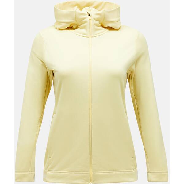 PEAK PERFORMANCE Damen Kapuzensweat W Rider Tech Zip Hood-MELLOW YELLOW von Peak Performance
