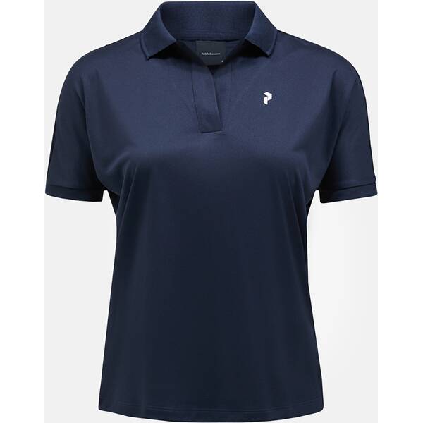 PEAK PERFORMANCE Damen Shirt W Illusion SS Polo-SALUTE BLUE von Peak Performance