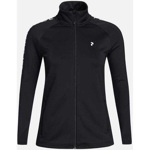 PEAK PERFORMANCE Damen Unterjacke W Rider Mid Zip Jacket-BLACK von Peak Performance