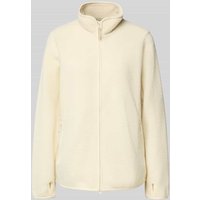 PEAK PERFORMANCE Fleecejacke mit Stehkragen in Offwhite, Größe M von Peak Performance