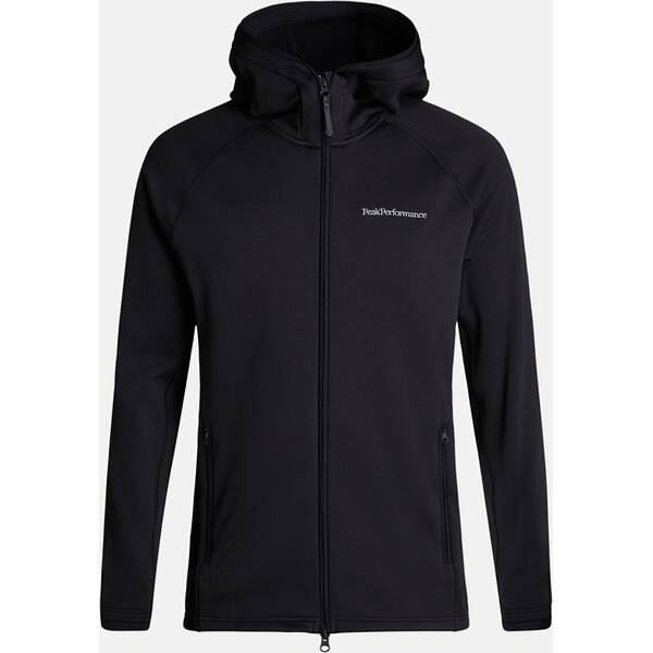 PEAK PERFORMANCE Herren Kapuzensweat M Chill Light Zip Hood-BLACK von Peak Performance