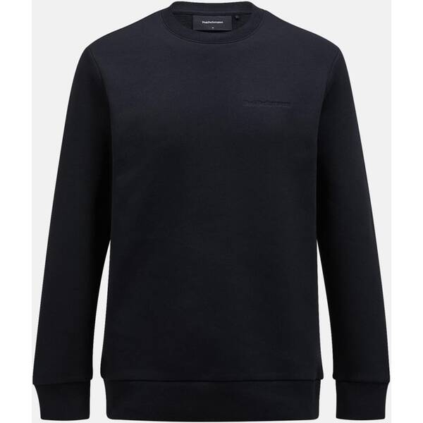 PEAK PERFORMANCE Herren Sweatshirt M Original Small Logo Cre-BLACK von Peak Performance