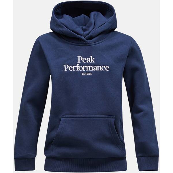 PEAK PERFORMANCE Kinder Sweatshirt Jr Original Hood-BLUE SHADOW-OFFWHITE PEAK PERFORMANCE Kinder Sweatshirt Jr Original Hood-BLUE SHADOW-OFFWHITE von Peak Performance