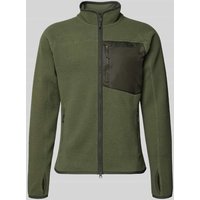 PEAK PERFORMANCE Regular Fit Fleecejacke mit Logo-Stitching Modell 'Pile' in Oliv, Größe S PEAK PERFORMANCE Regular Fit Fleecejacke mit Logo-Stitching Modell 'Pile' in Oliv, Größe S von Peak Performance
