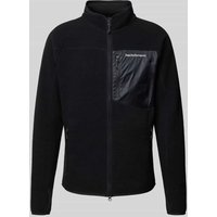 PEAK PERFORMANCE Sweatjacke mit Reißverschluss in Black, Größe XXL von Peak Performance