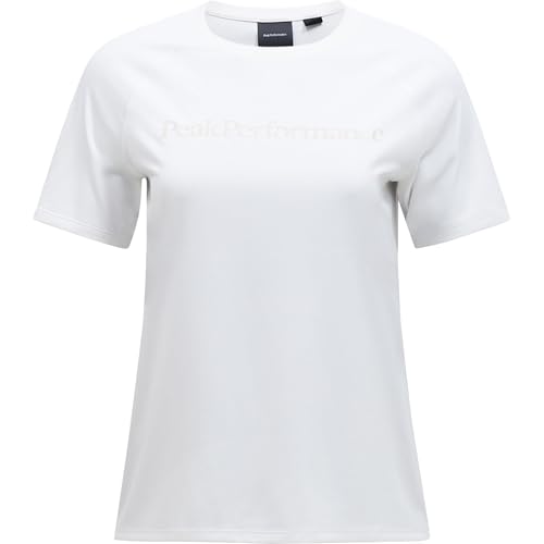 Peak Performance Damen Active T-Shirt, Offwhite, M von Peak Performance