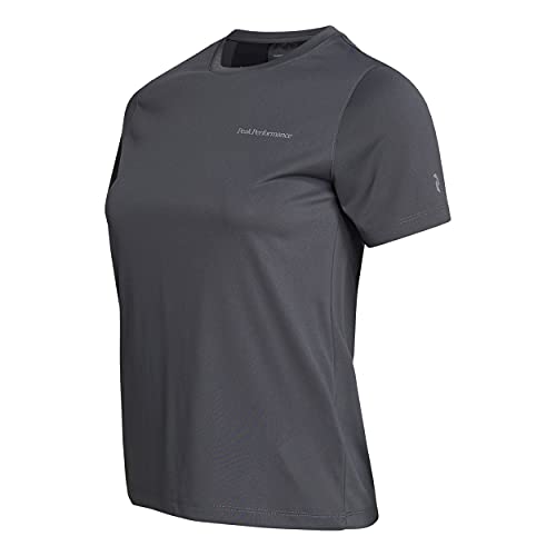 Peak Performance Damen Alum Light Shortsleeve Laufbekleidung T-Shirt Grau - 40 von Peak Performance