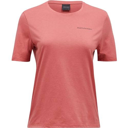 Peak Performance Damen Funktionsshirt Explore Logo Trek pink M von Peak Performance