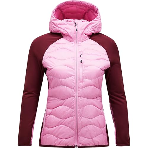 Peak Performance Damen Helium Down Hybrid Hoodie Jacke, morning dew-obscure, M von Peak Performance