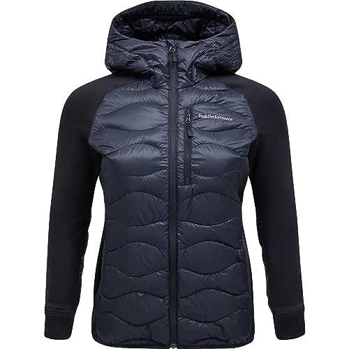 Peak Performance Damen Helium Hybrid Hoodie Jacke, black, S von Peak Performance