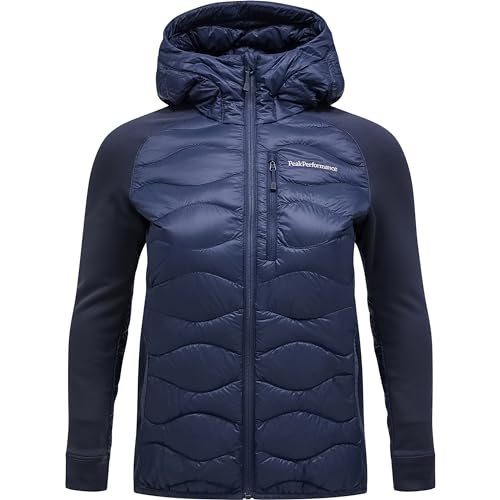 Peak Performance Damen Helium Hybrid Hoodie Jacke, Blue Shadow, S von Peak Performance