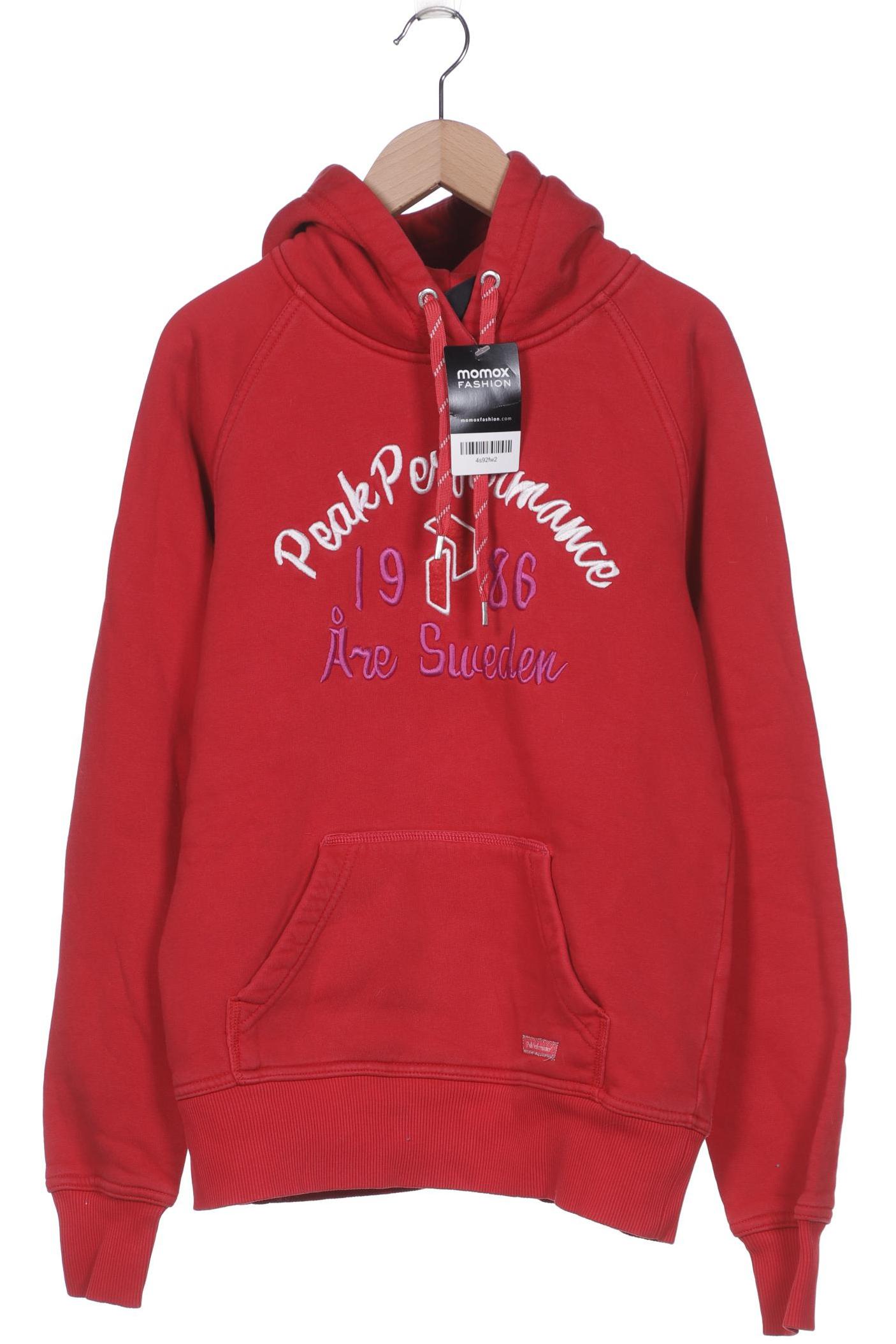 Peak Performance Damen Kapuzenpullover, rot von Peak Performance