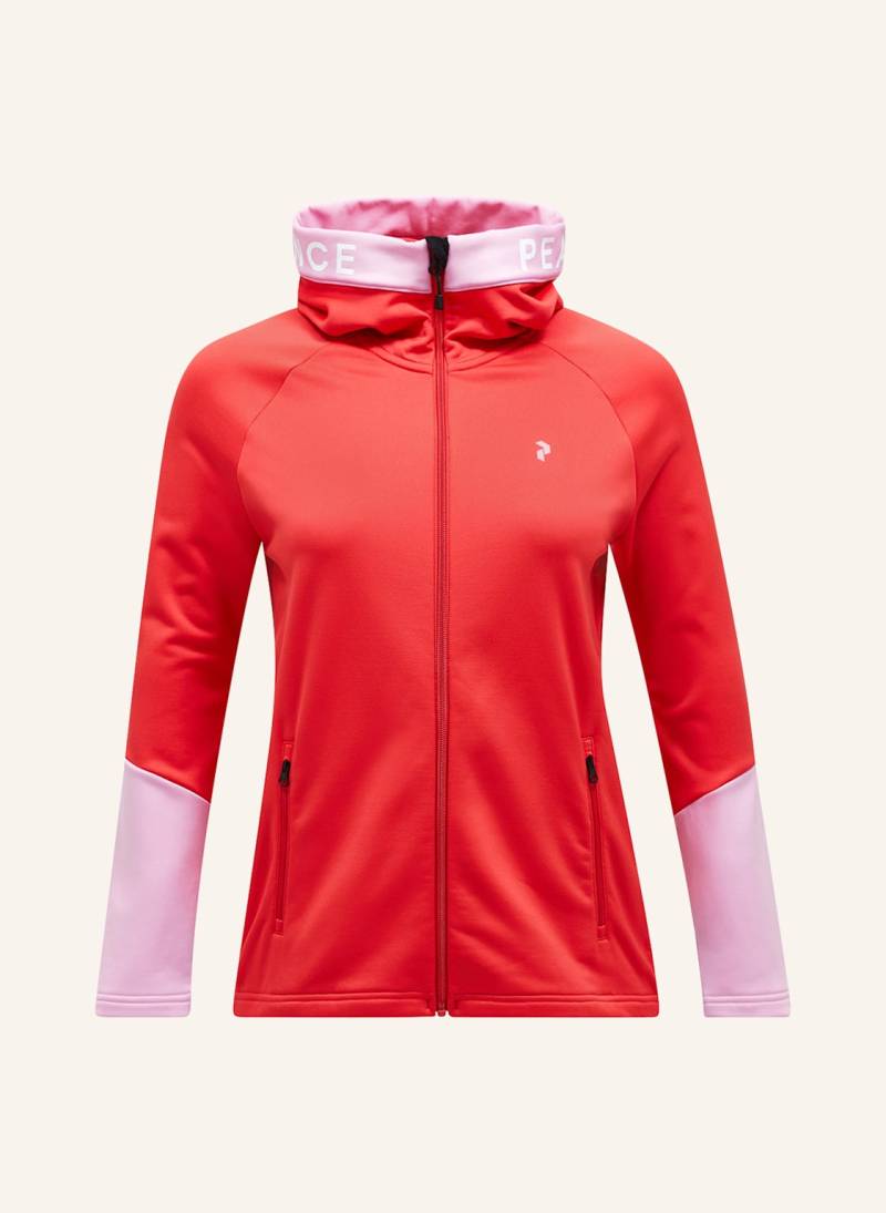 Peak Performance Fleecejacke rot von Peak Performance
