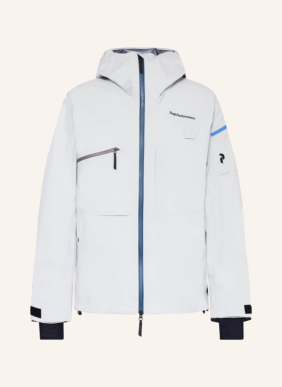 Peak Performance Hardshell-Jacke Alpine Gore-Tex 3l weiss Peak Performance Hardshell-Jacke Alpine Gore-Tex 3l weiss von Peak Performance