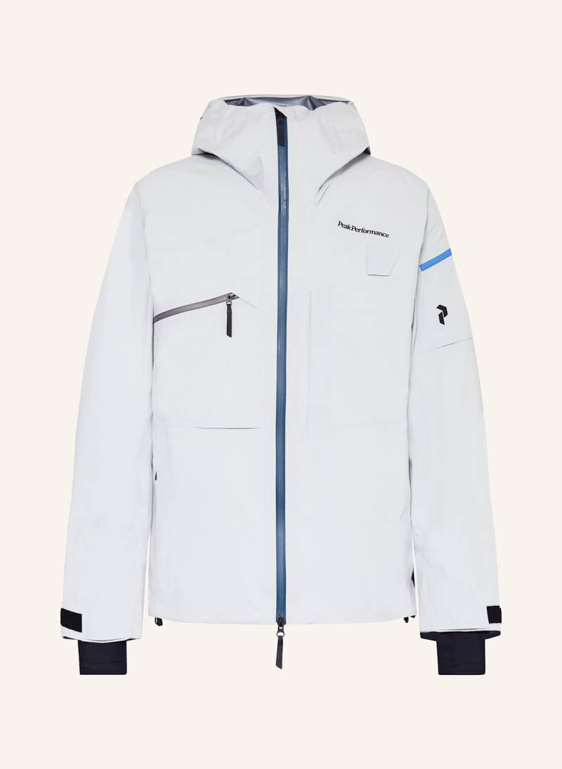 Peak Performance Hardshell-Jacke Alpine Gore-Tex 3l weiss Peak Performance Hardshell-Jacke Alpine Gore-Tex 3l weiss von Peak Performance
