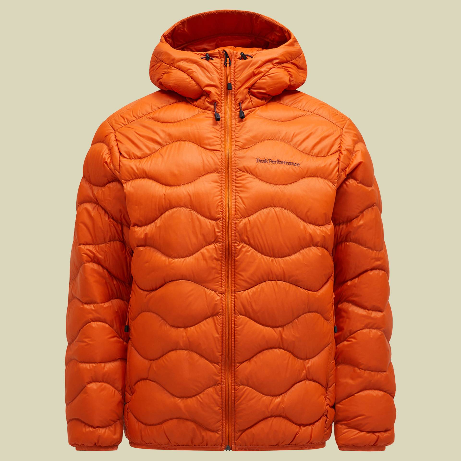 Helium Down Hood Jacket Men Größe L  Farbe gold flame von Peak Performance