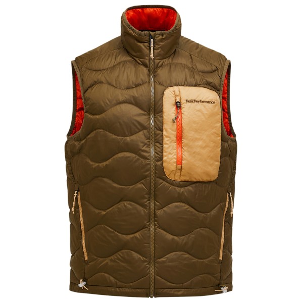 Peak Performance - Helium Utility Down Vest - Daunenweste Gr S braun von Peak Performance