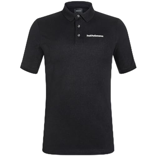 Peak Performance Herren Poloshirt Black XL von Peak Performance