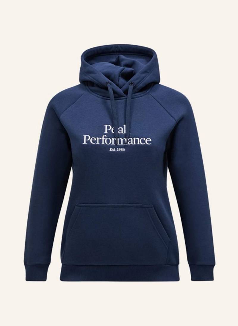 Peak Performance Hoody Original Hood blau von Peak Performance
