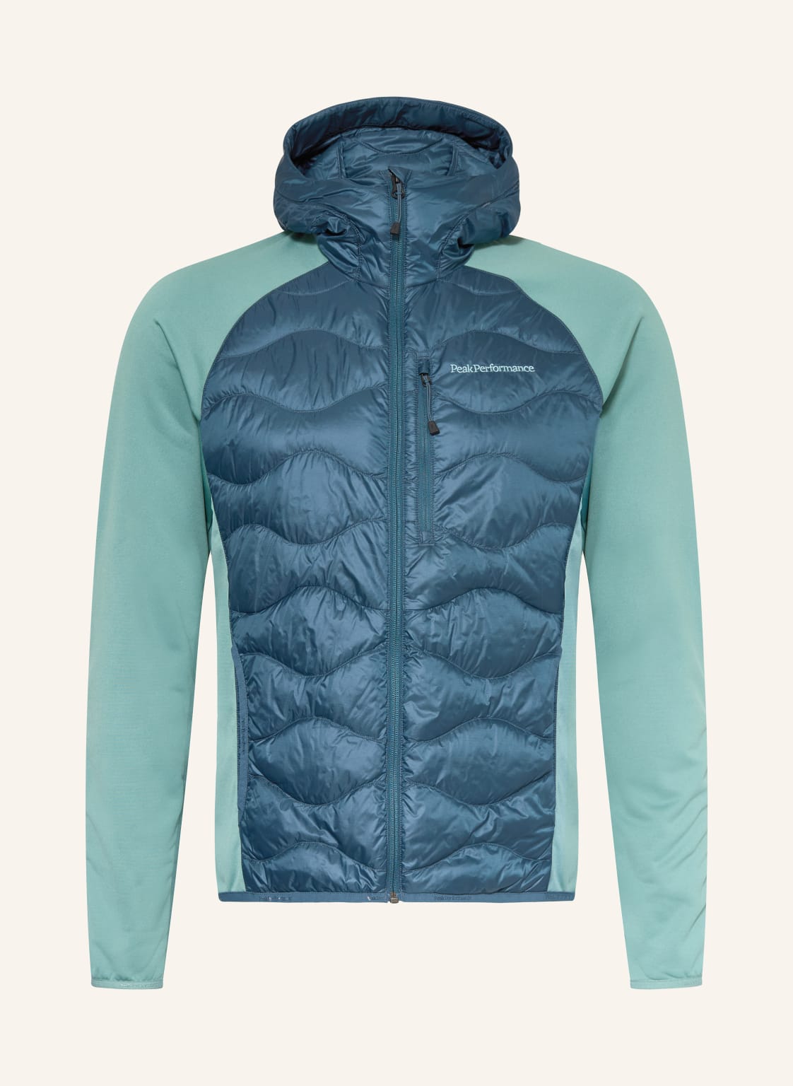 Peak Performance Hybrid-Daunenjacke Helium Hooded blau von Peak Performance