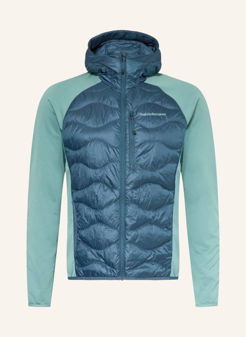 Peak Performance Hybrid-Daunenjacke Helium Hooded blau von Peak Performance