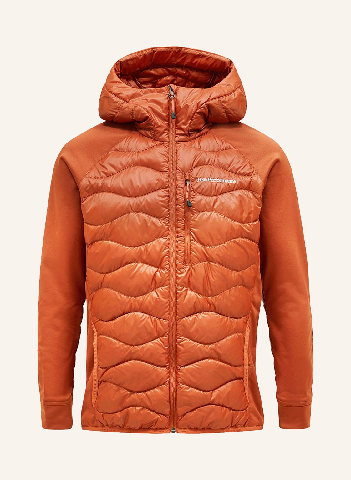 Peak Performance Hybrid-Daunenjacke Helium rot von Peak Performance