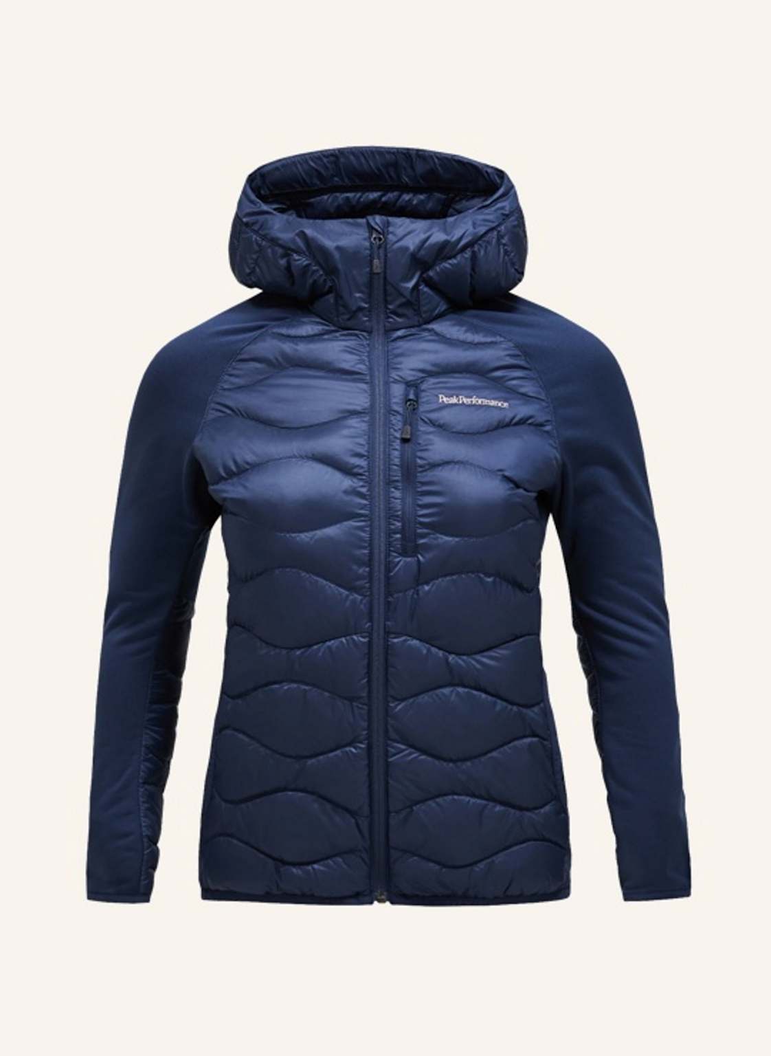 Peak Performance Softshelljacke Helium Hybrid Down blau von Peak Performance