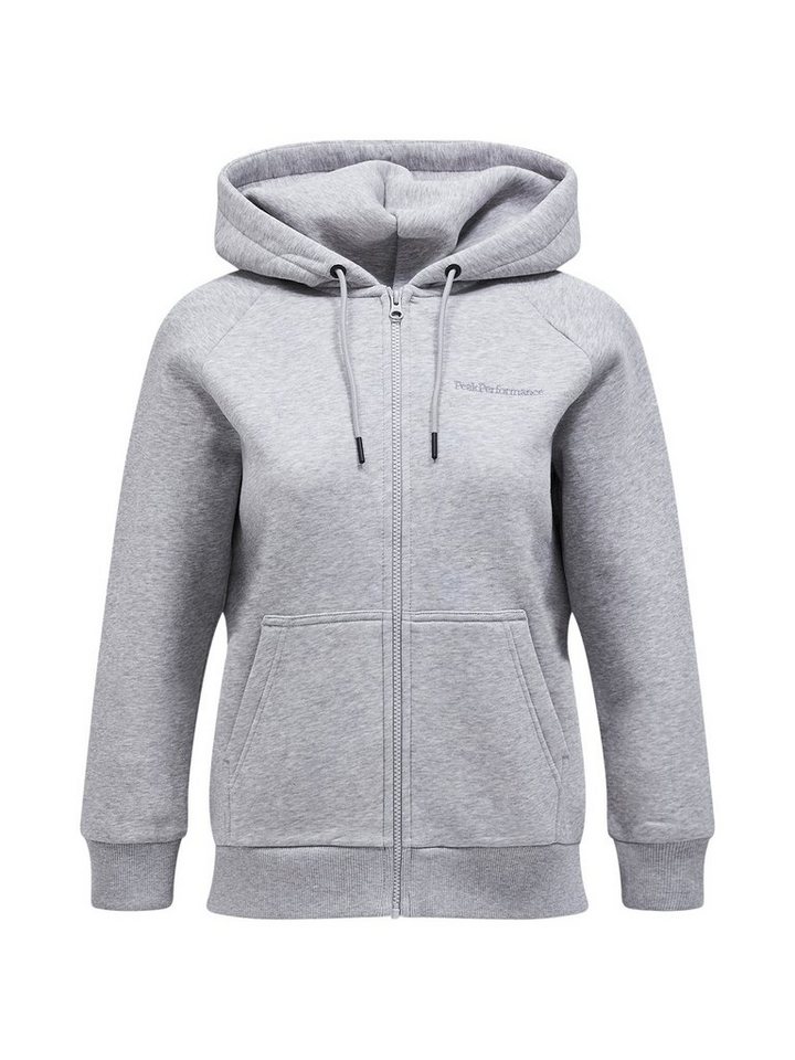 Peak Performance Kapuzensweatshirt W Original Small Logo Zip Hood von Peak Performance