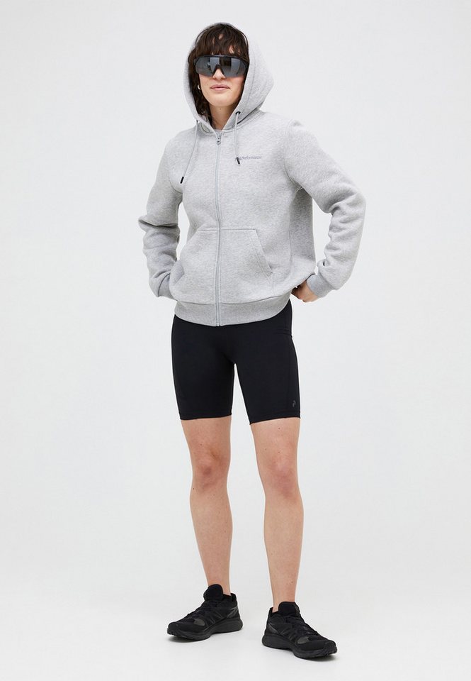 Peak Performance Kapuzensweatshirt W Original Small Logo Zip Hood von Peak Performance