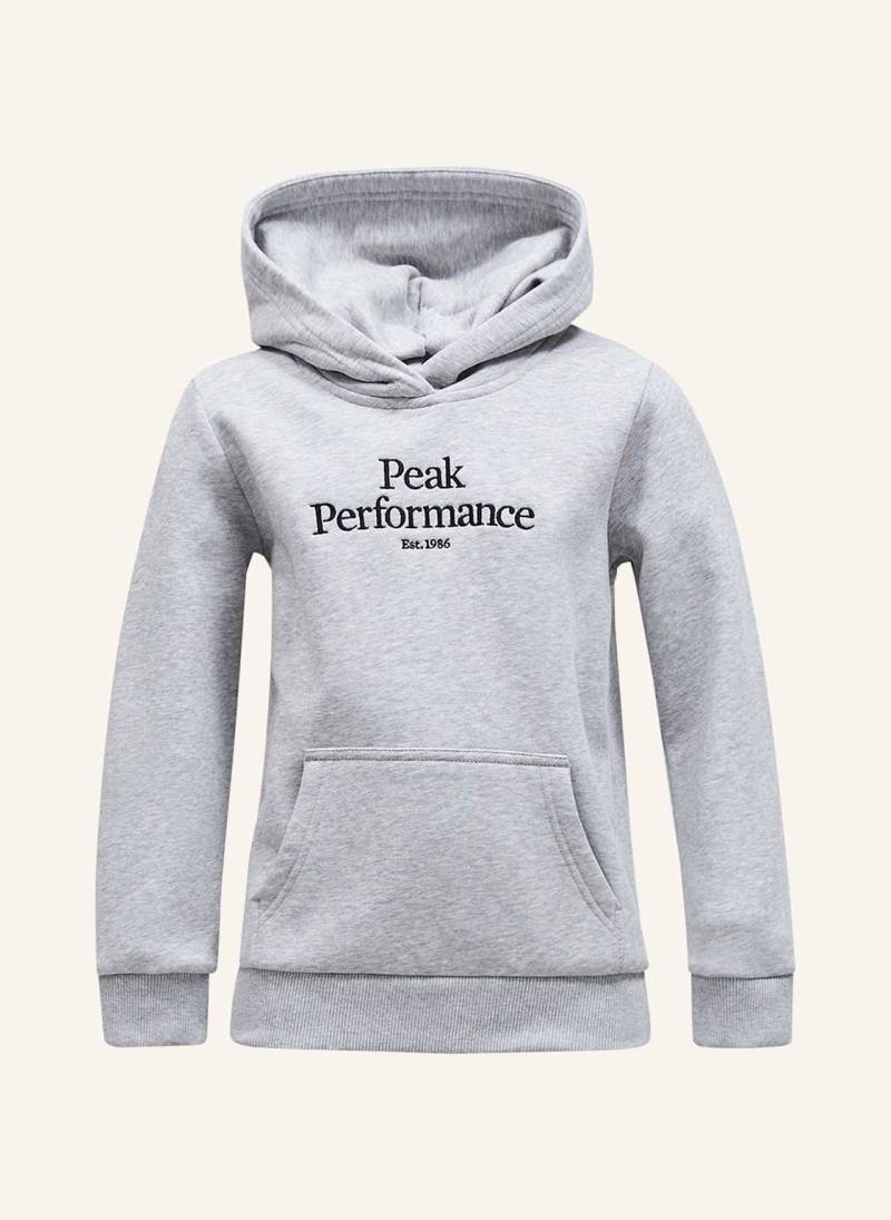 Peak Performance Kapuzensweatshirt grau von Peak Performance