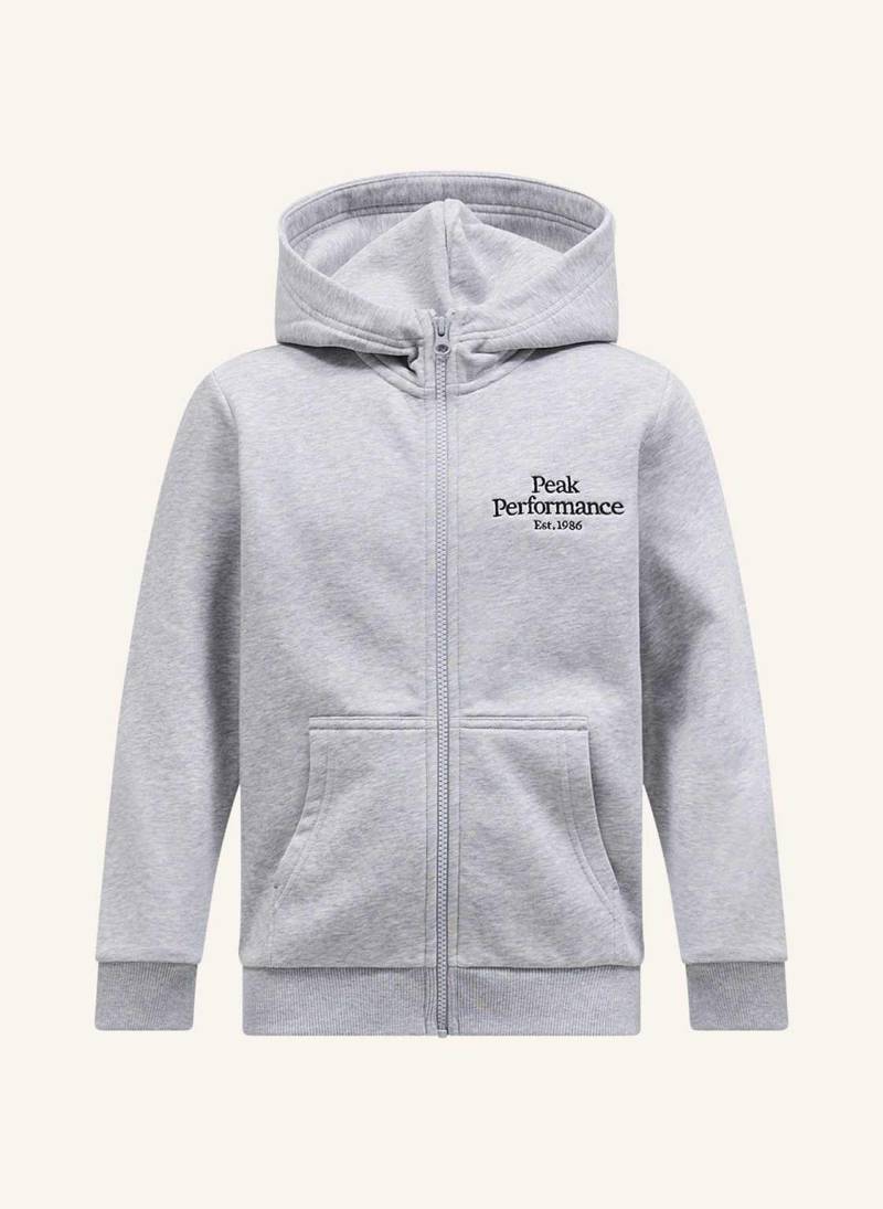 Peak Performance Kapuzensweatshirt grau von Peak Performance