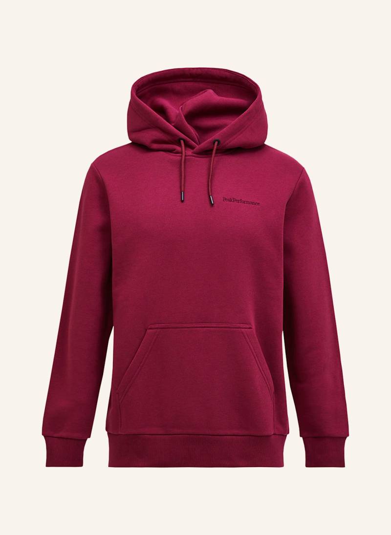 Peak Performance Kapuzensweatshirt rot von Peak Performance