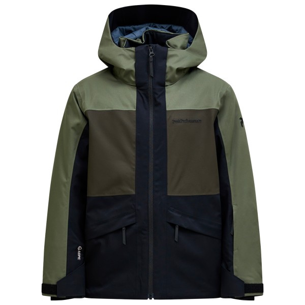 Peak Performance - Kid's Gravity Insulated Jacket - Skijacke Gr 130 schwarz/oliv von Peak Performance