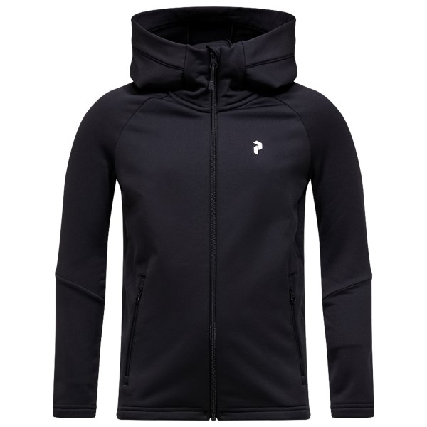 Peak Performance - Kid's Rider Essentials Zip Hood - Fleecejacke Gr 130 schwarz von Peak Performance