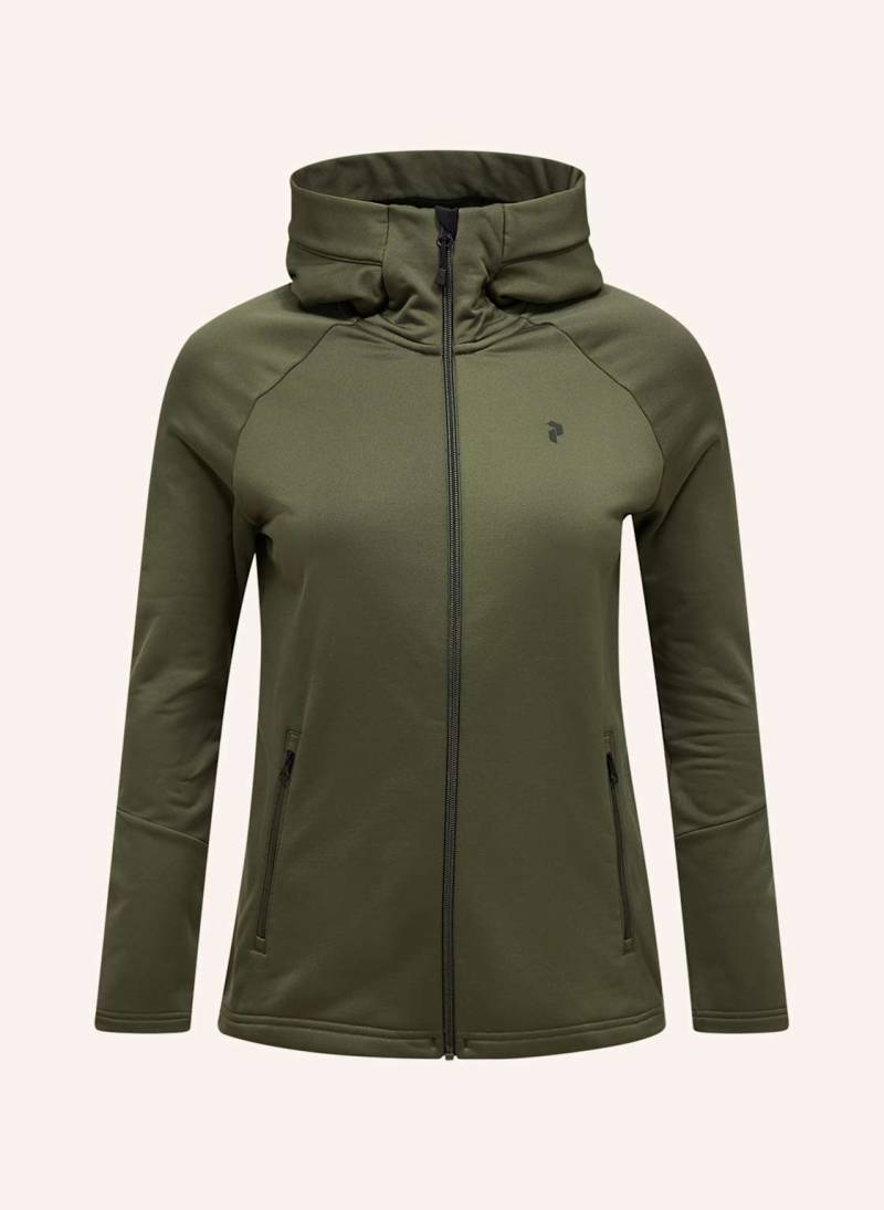 Peak Performance Midlayer-Jacke Rider Essentials gruen von Peak Performance