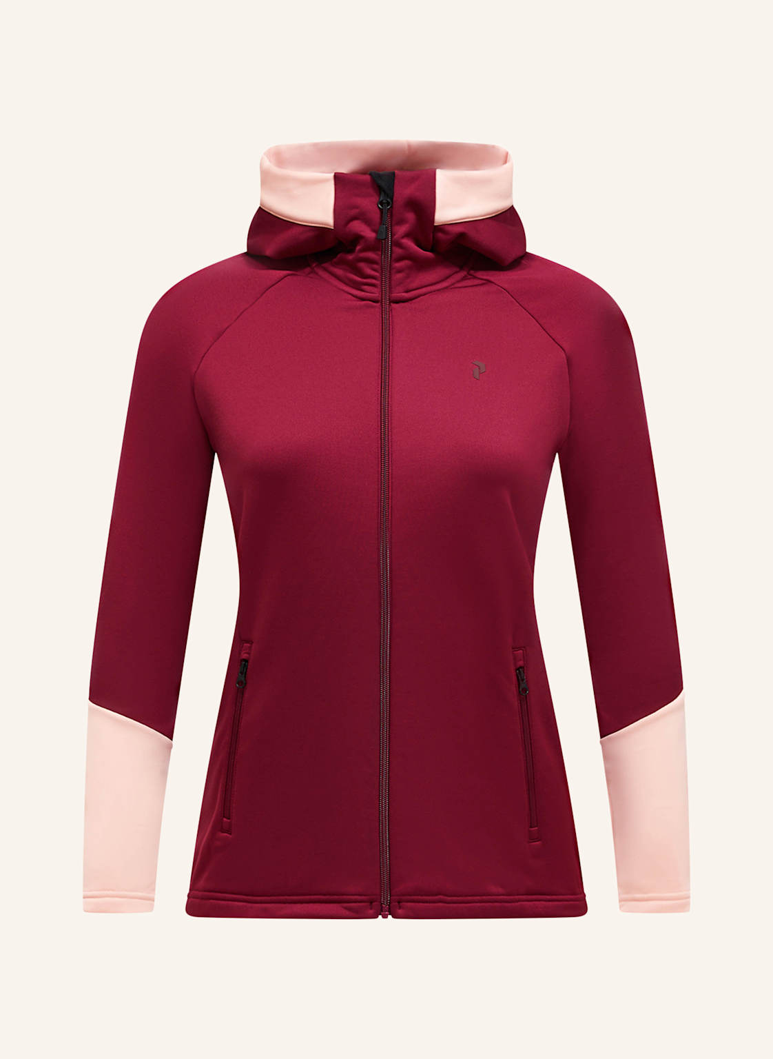 Peak Performance Midlayer-Jacke Rider Essentials rot von Peak Performance