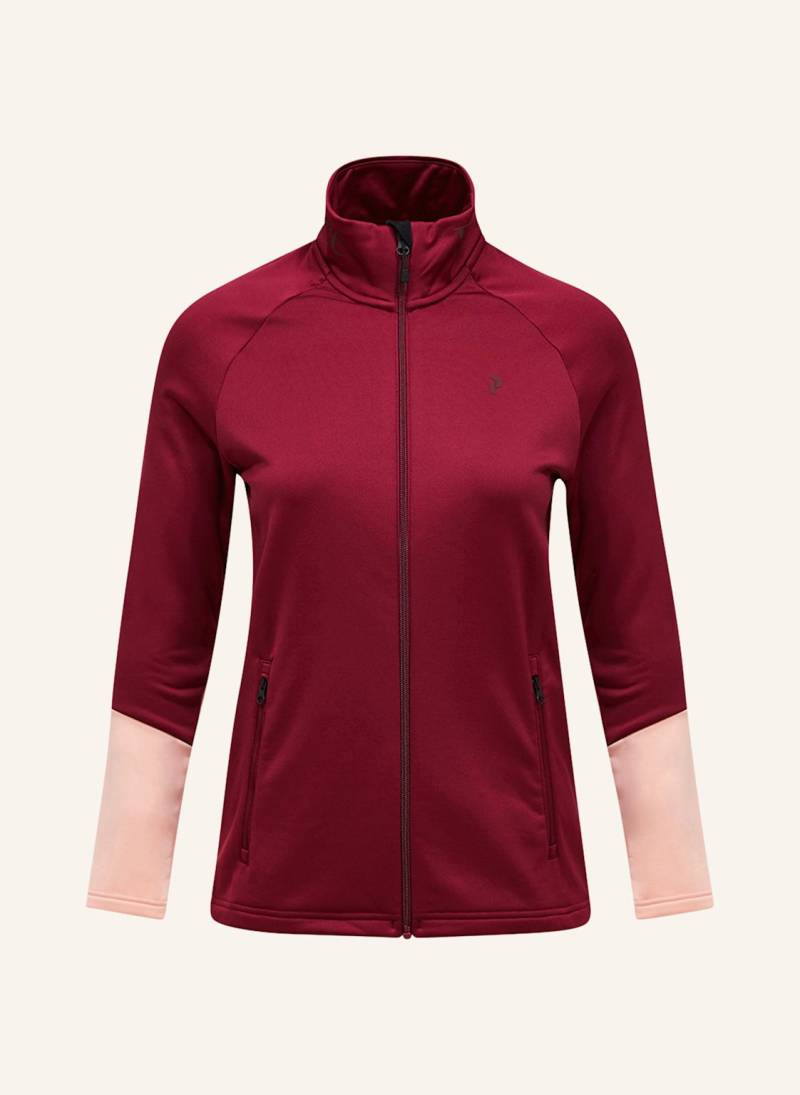 Peak Performance Midlayer-Jacke Rider Essentials rot von Peak Performance