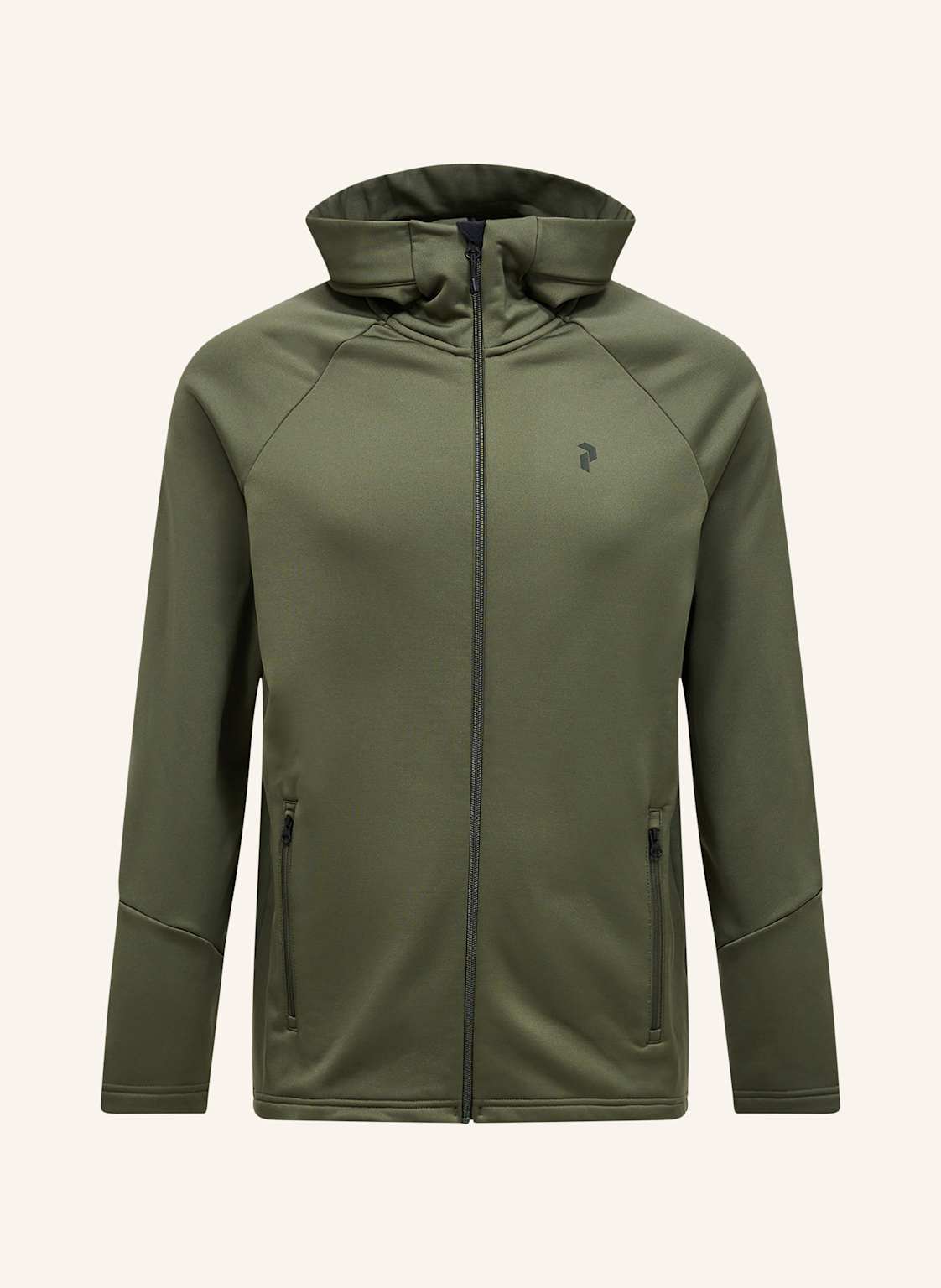 Peak Performance Midlayer-Jacke Rider Zip Hood gruen von Peak Performance