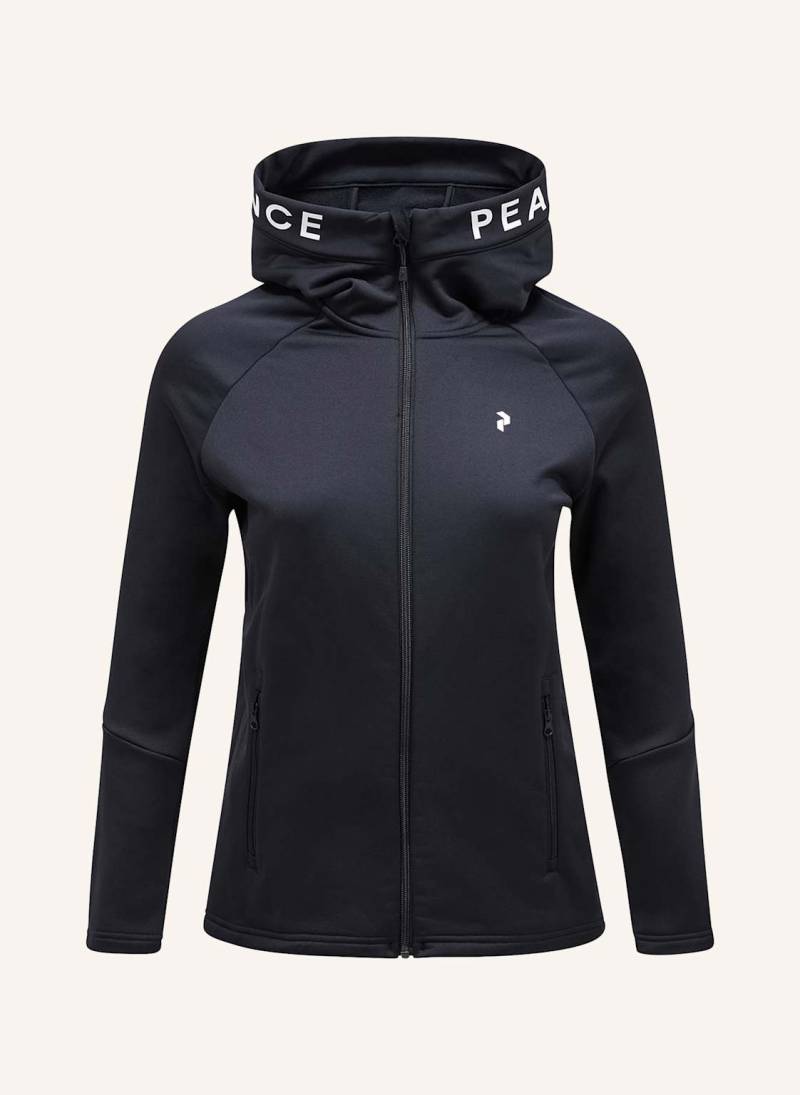 Peak Performance Midlayer Jacke Rider schwarz von Peak Performance