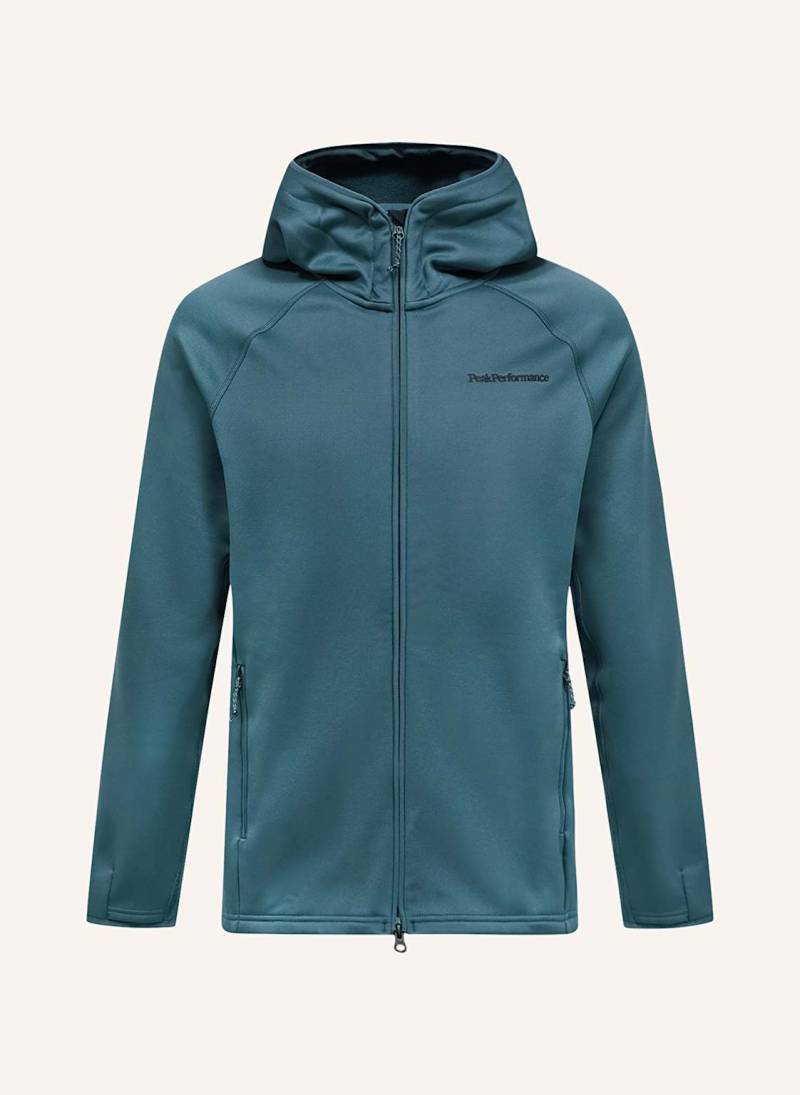 Peak Performance Midlayer-Jacke Zip Hood grau von Peak Performance