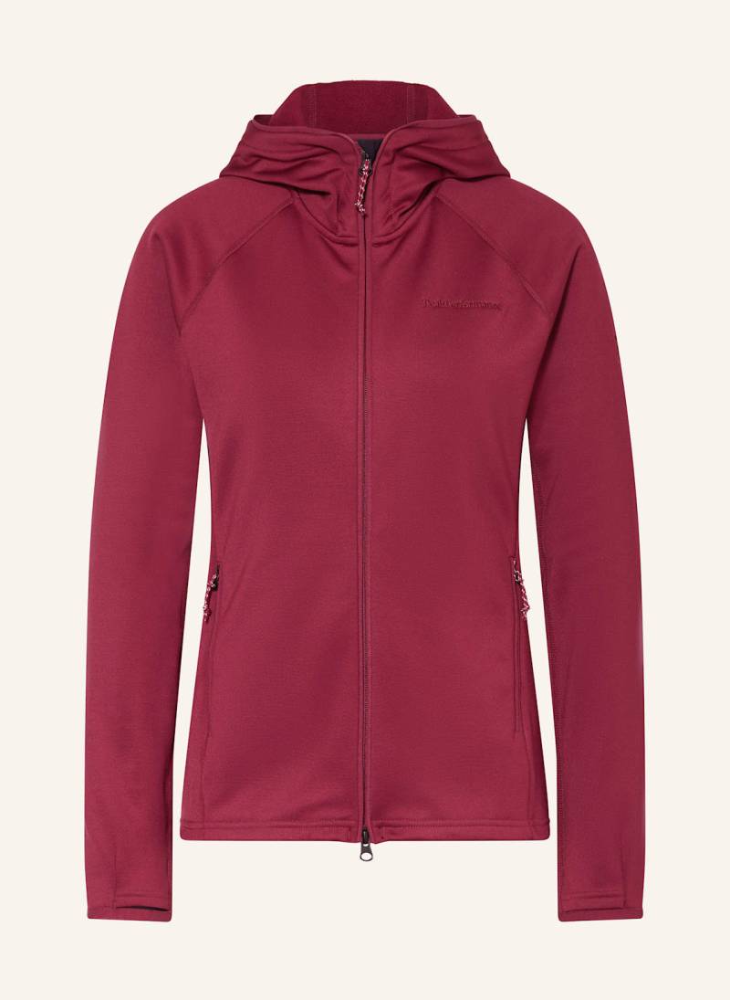 Peak Performance Midlayer-Jacke Zip Hood rot von Peak Performance