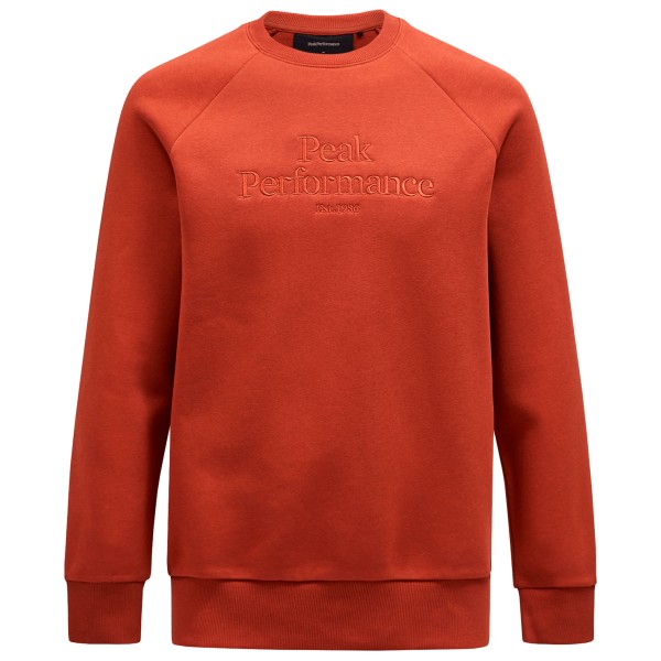 Peak Performance - Original Crew - Pullover Gr XL rot von Peak Performance