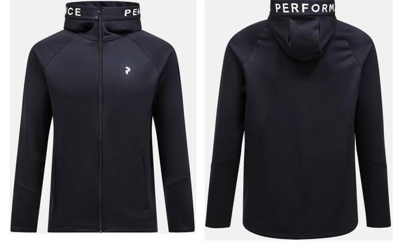 Peak Performance Outdoorjacke Peak Performance Rider Zip Hood Herren Midlayer Kapuzenjacke von Peak Performance