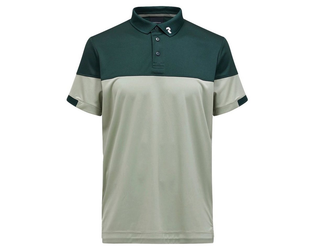 Peak Performance Poloshirt Peak Performance Player Block Polo Grün von Peak Performance