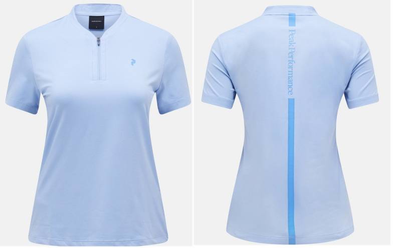 Peak Performance Poloshirt Peak Performance Turf ZIP SS Top Polo Damen Polo Shirt G79496030 von Peak Performance
