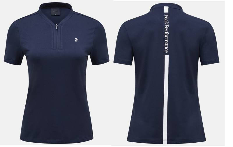 Peak Performance Poloshirt Peak Performance Turf ZIP SS Top Polo Damen Polo Shirt G79496040 von Peak Performance