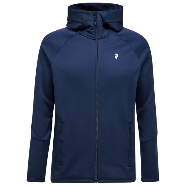 Peak Performance - Rider Essentials Zip Hood - Fleecejacke Gr L blau von Peak Performance