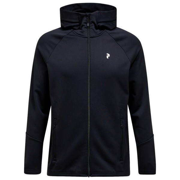 Peak Performance - Rider Essentials Zip Hood - Fleecejacke Gr S schwarz von Peak Performance