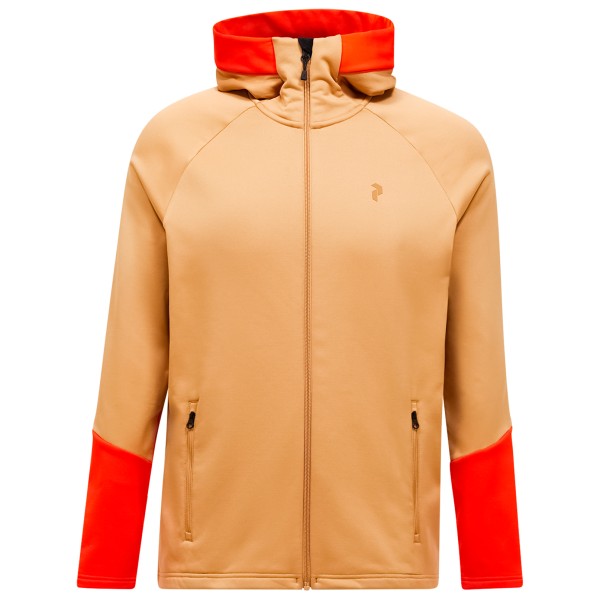Peak Performance - Rider Essentials Zip Hood - Fleecejacke Gr XL orange von Peak Performance