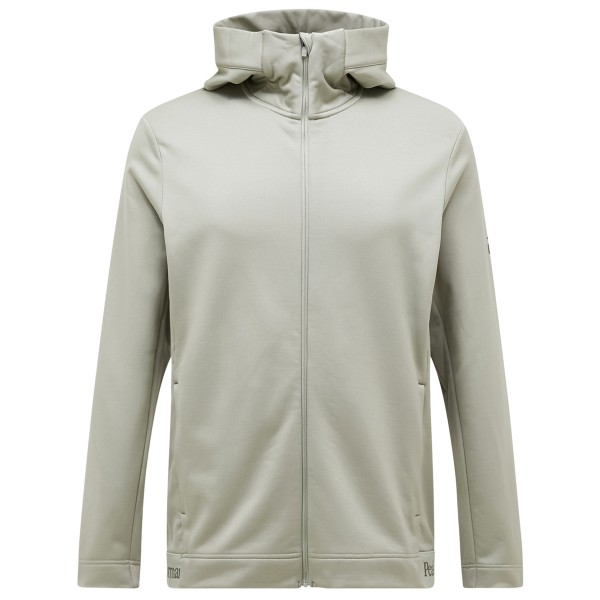 Peak Performance - Rider Tech Zip Hood - Fleecejacke Gr L grau von Peak Performance